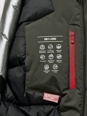 Only & Sons - Casaco de inverno 'ONSNate' em verde