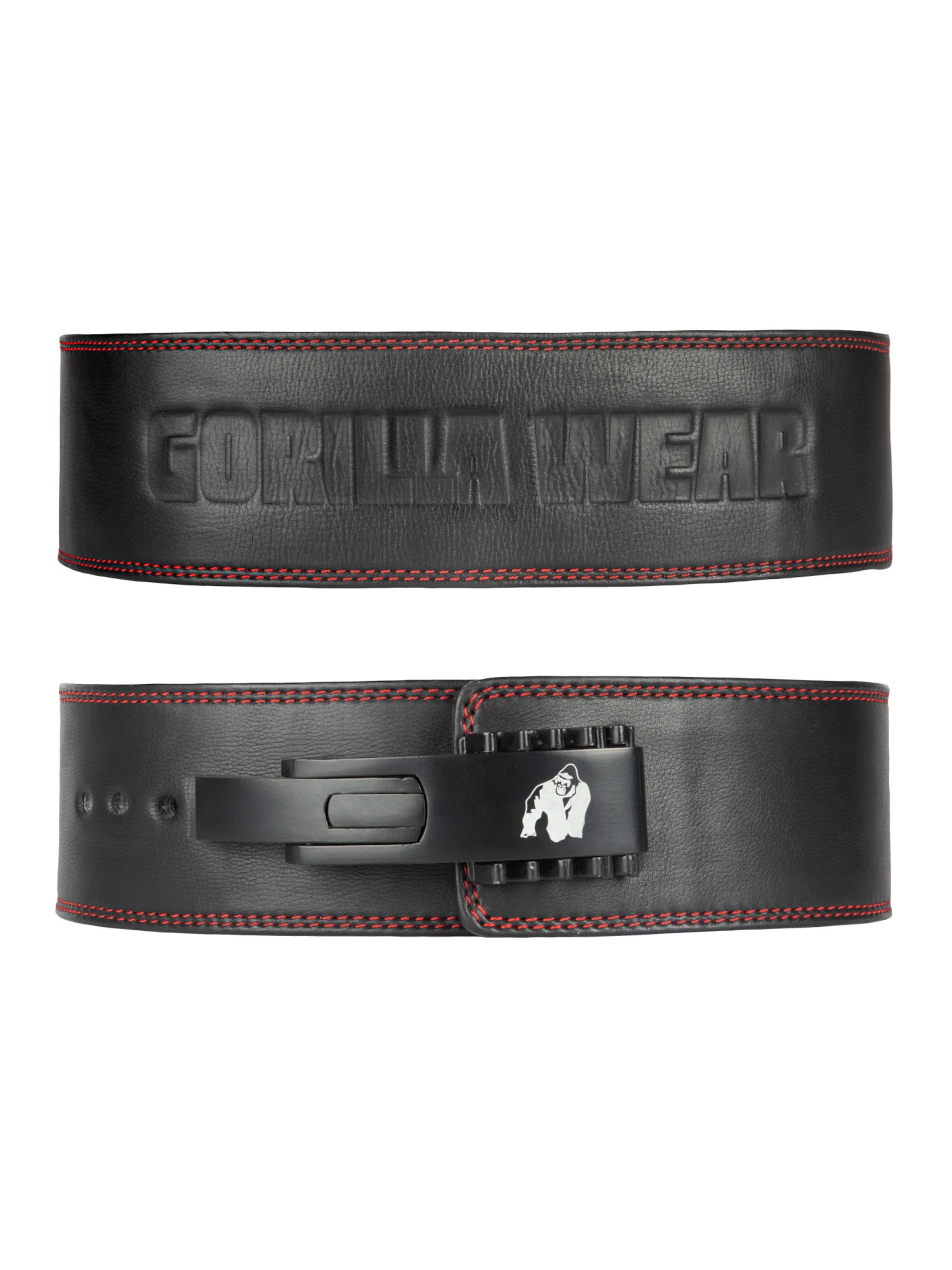 Ceinture de sport Gorilla Wear en noir : devant