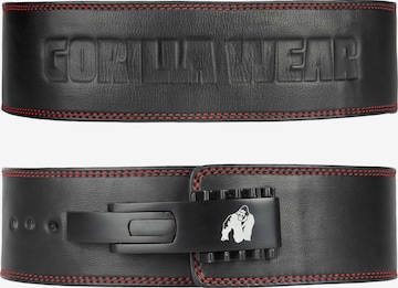 Cintura sportiva di Gorilla Wear in nero: frontale