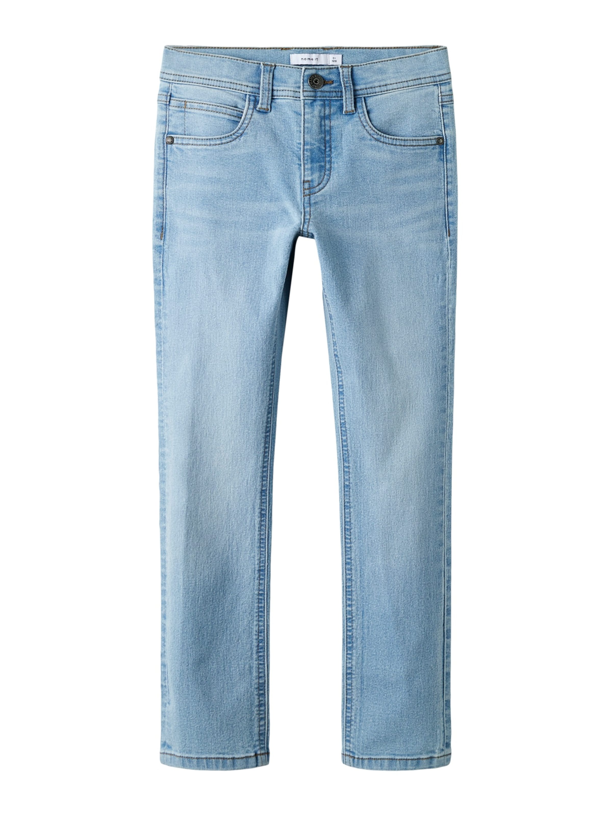NAME IT Slimfit Jeans 'NKMSILAS' in Blauw: voorkant