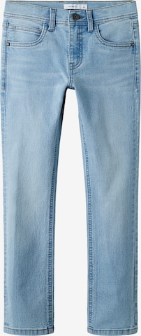 NAME IT Slimfit Jeans 'NKMSILAS' in Blauw: voorkant