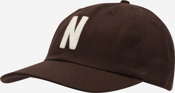 NORSE PROJECTS Cap in Brown: front