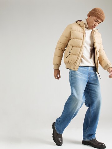 INDICODE JEANS Regular Fit Talvitakki 'Adrian' värissä beige
