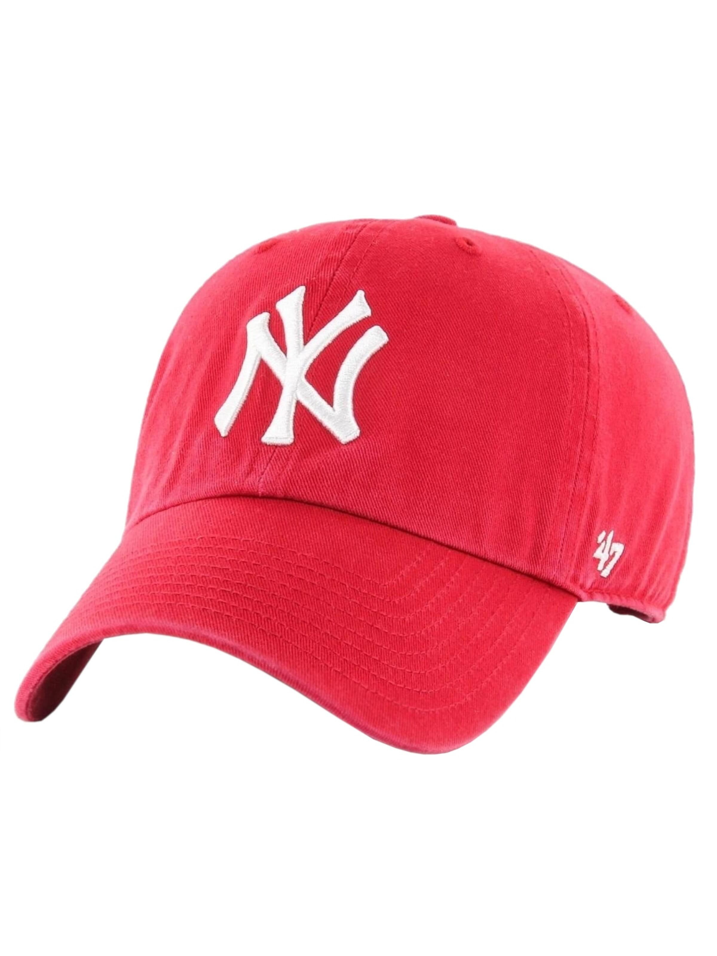 47 Pet '47 Brand New York Yankees Clean Up Cap' in Rood: voorkant