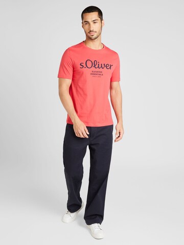 s.Oliver T-Shirt in Rot