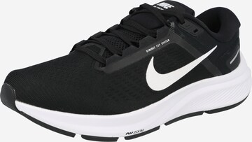 NIKE Running shoe 'Air Zoom Structure 24' in Black: front