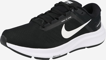 NIKE Loopschoen 'Air Zoom Structure 24' in Zwart: voorkant