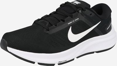 NIKE Skriešanas apavi 'Air Zoom Structure 24', krāsa - melns / balts, Preces skats