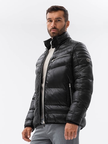 Veste d’hiver 'OM-JAHP-22FW-010' Ombre en noir