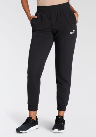 PUMA Tapered Sporthose in Schwarz: Vorderseite