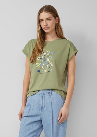 T-shirt s.Oliver en vert : devant