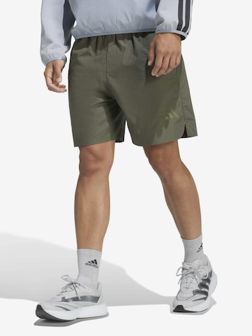 žalia ADIDAS SPORTSWEAR Laisvas Sportinės kelnės: priekis