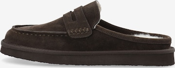 Bianco - Zapatillas de casa en marrón: frente