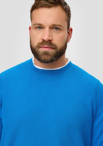s.Oliver Men Big Sizes Pullover in Blau
