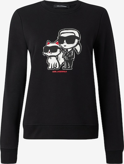 Megztinis be užsegimo 'Ikon' iš Karl Lagerfeld, spalva – juoda / balta, Prekių apžvalga