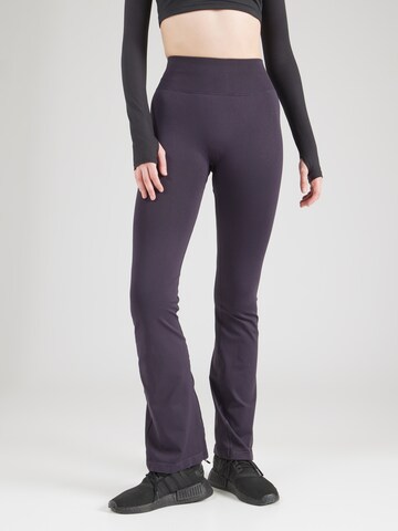 ICANIWILL Flared Sports trousers 'Define' in Grey: front