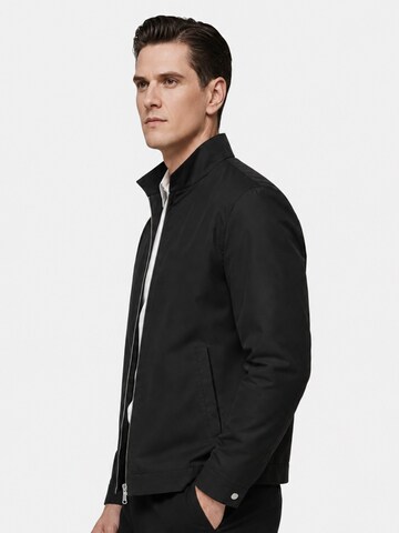 ALLTHEMEN Between-Season Jacket 'Windstille' in Black