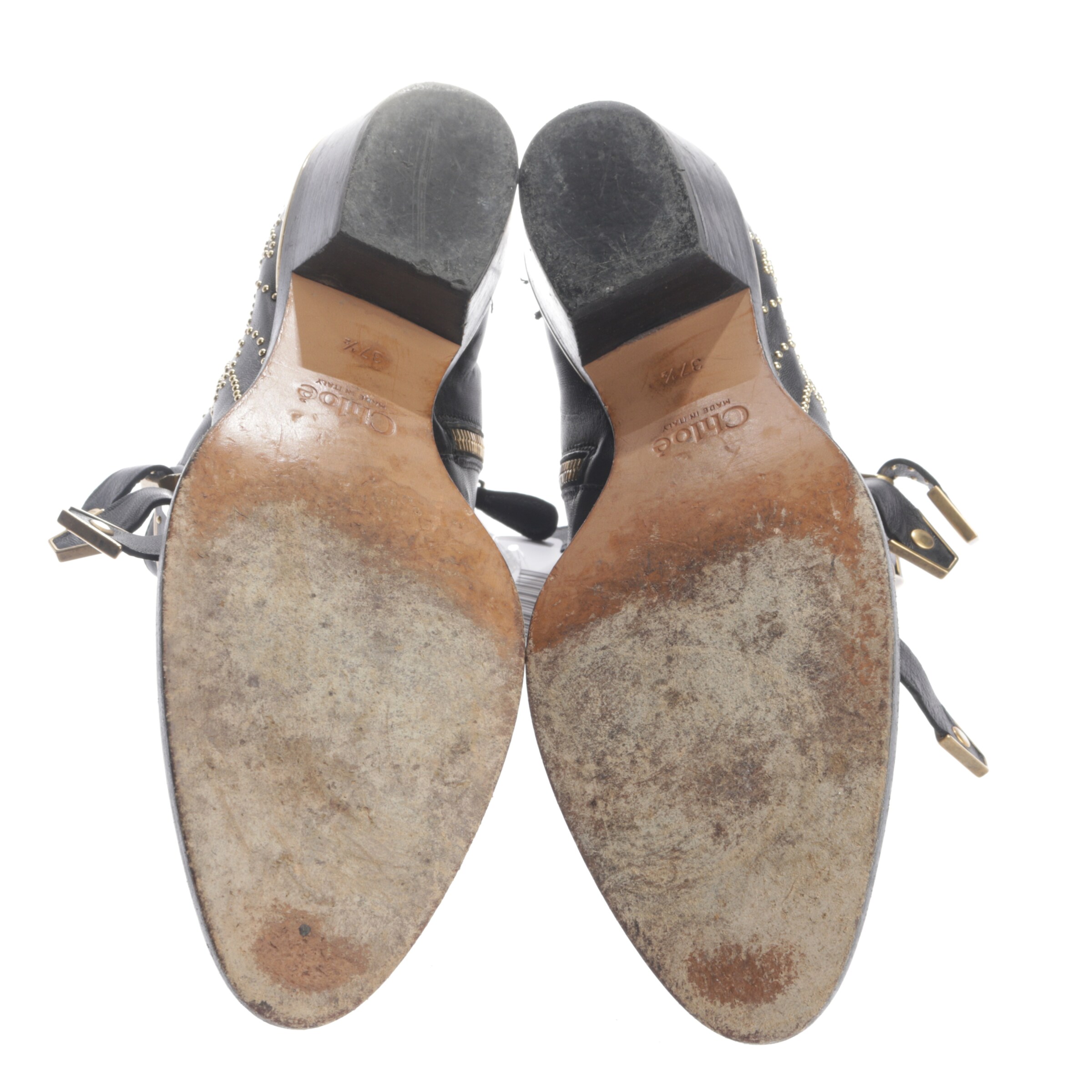 Chloé Dress Boots in 37,5 in Gold