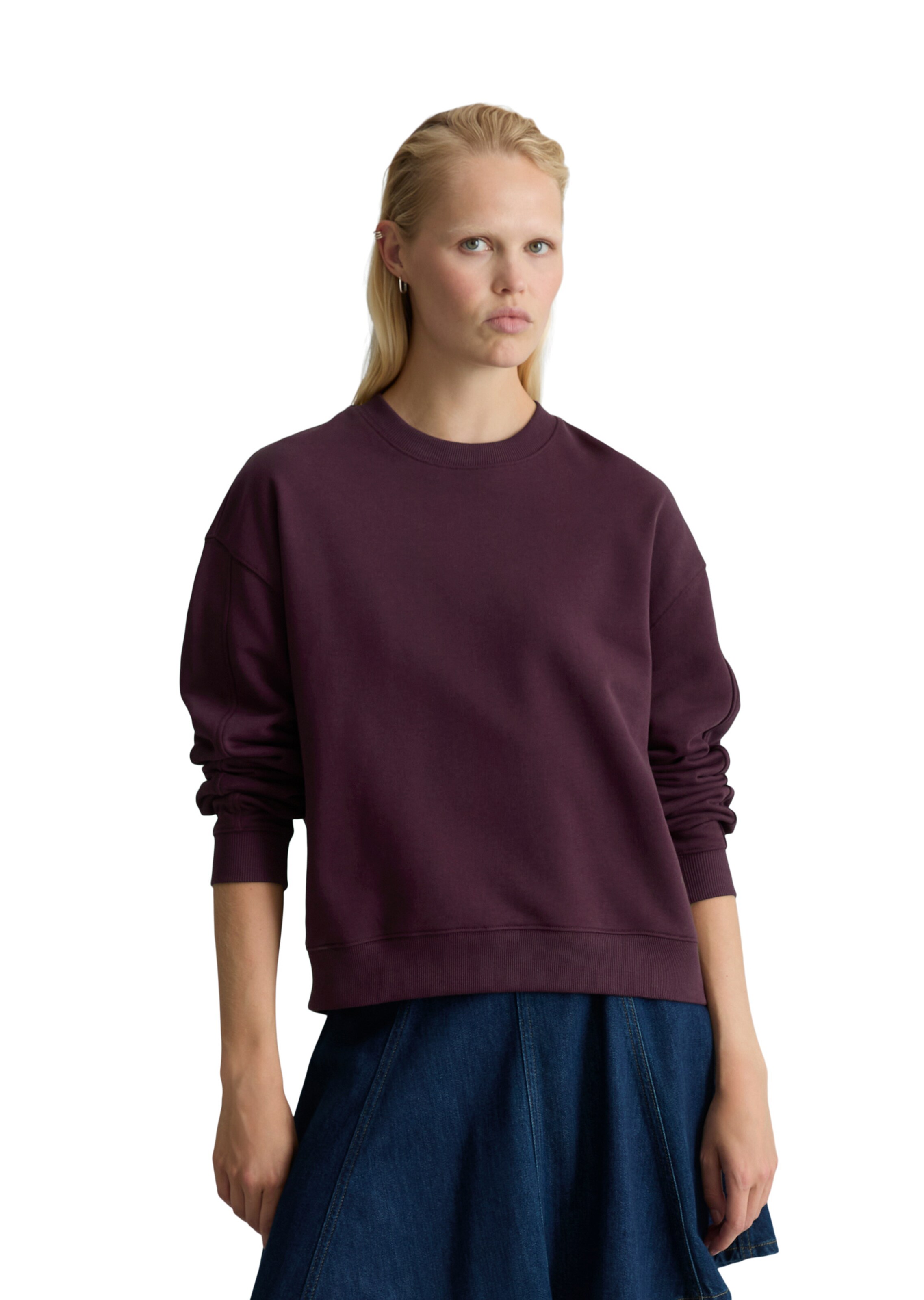 Sweat-shirt Marc O'Polo DENIM en rouge : devant