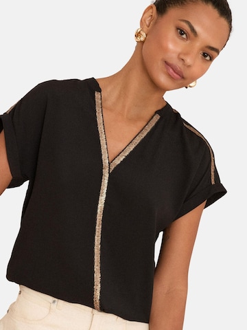 love & roses Blouse in Black: front