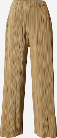 Wide Leg Pantalon 'UMA' Samsøe Samsøe en beige : devant