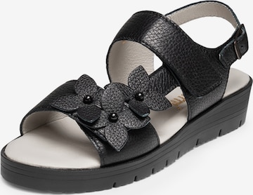 VITAFORM Sandaal in Zwart: voorkant