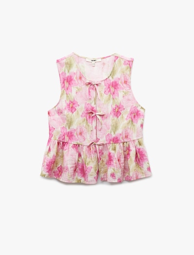 Koton Blouse in XS in Light green / Pink / Rose / White, Item view