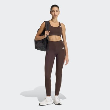 ADIDAS PERFORMANCE Bralette Sports Bra in Brown