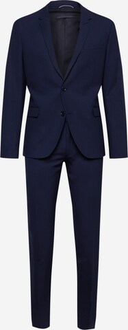 DRYKORN Slimfit Kostym 'OREGON' i blå: framsida