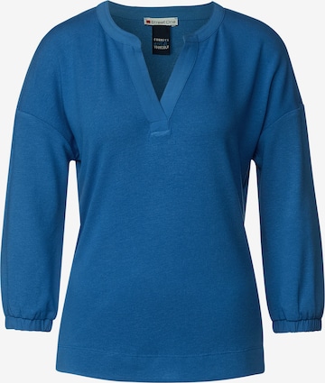 STREET ONE Blouse in Blauw: voorkant