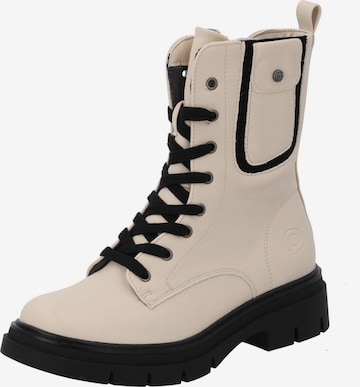 Bottes à lacets Palado by Sila Sahin en beige : devant