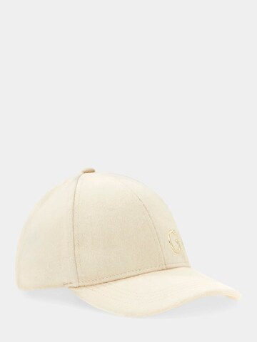GUESS Cap in Beige: front