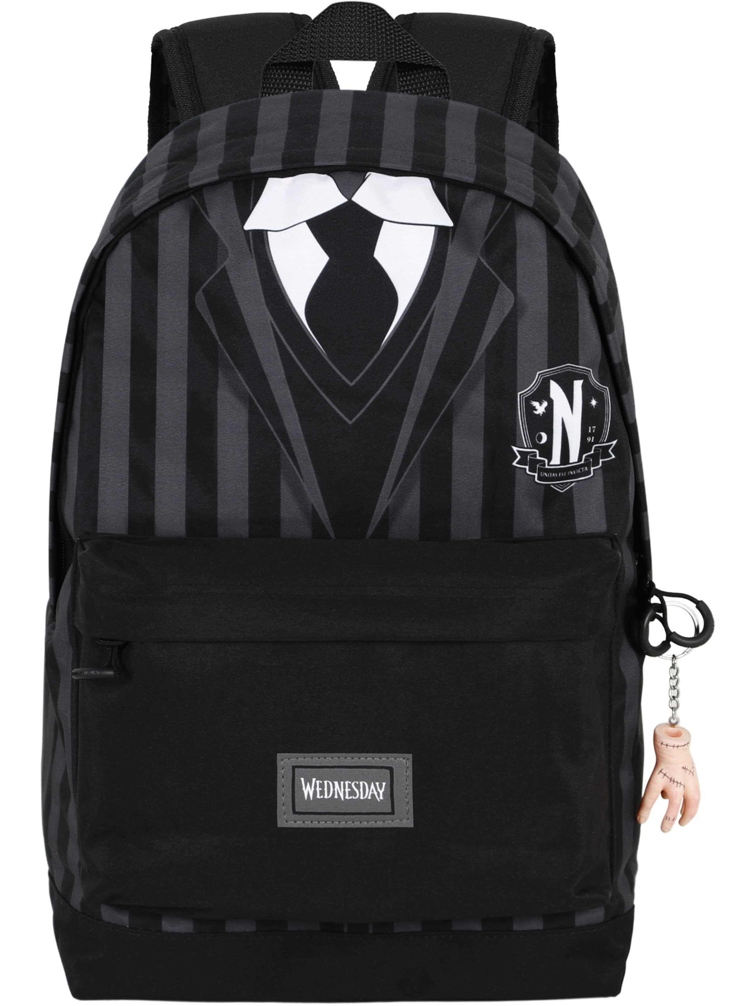 Sac à dos 'Uniform-FAN HS 2.0' Wednesday en noir : devant