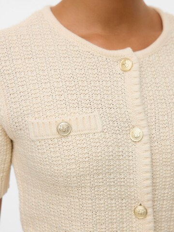 VERO MODA Knit cardigan 'VMHarva' in Beige