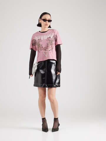 T-shirt 'CALIFORNIA' GUESS en rose
