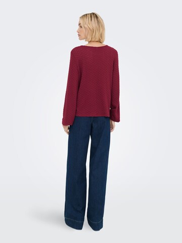 Chemisier 'ONLBELLE' ONLY en rouge