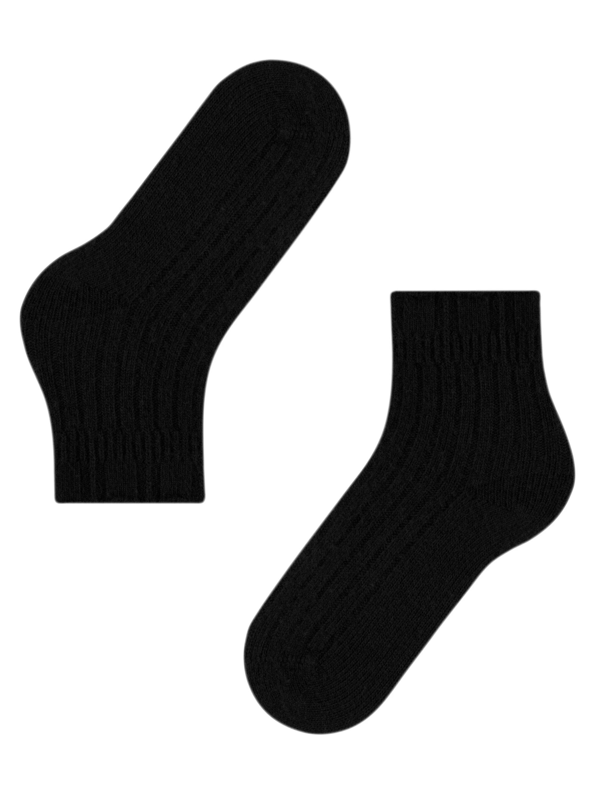 FALKE Socken 'Bedsock Rib'‌‌‌‌‌‌‌‌‌‌ in Schwarz