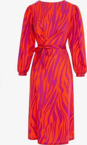 Couture de Marie Klänning 'Minimal Office Dress, Straight Fit – Quinn' i orange: framsida
