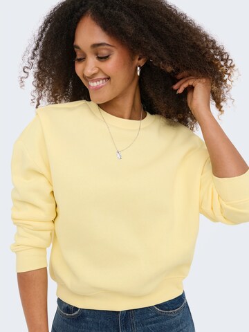 ONLY Sweatshirt in Yellow