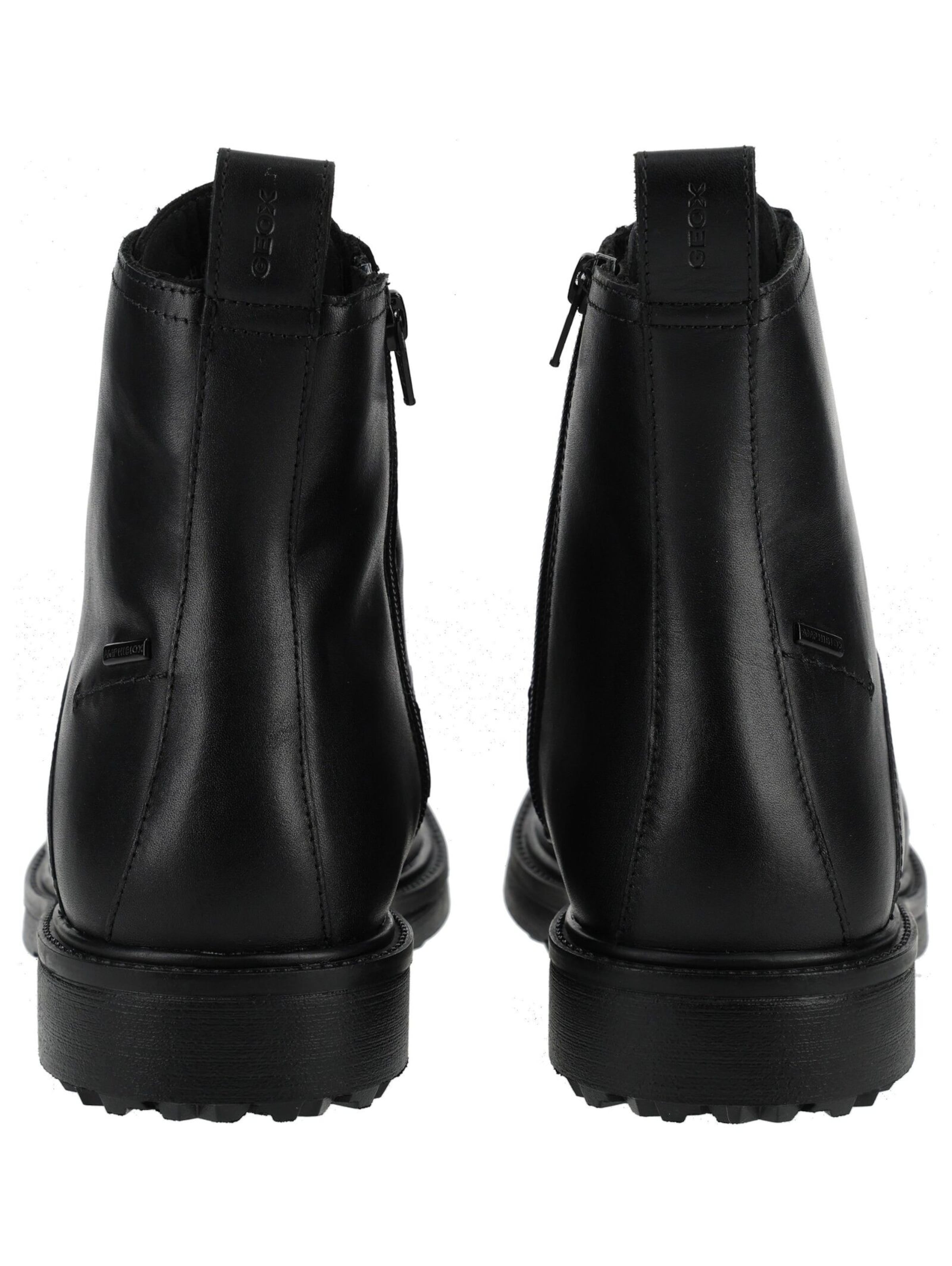 GEOX Schnürboots in Schwarz