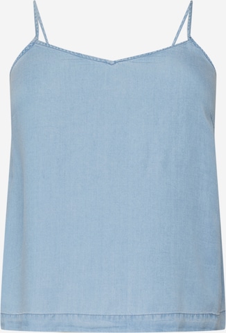 Vero Moda Curve Bluse 'LILIANA' i blå: forside