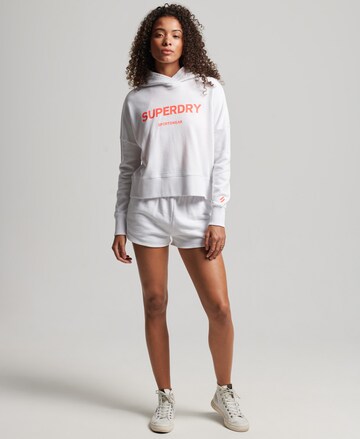 Sweat-shirt Superdry en blanc