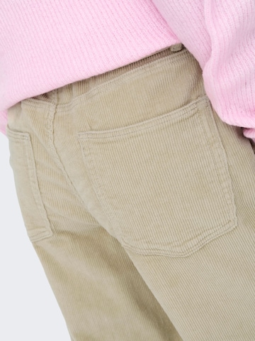 ONLY Loose fit Trousers 'ONLGianna-Global' in Beige