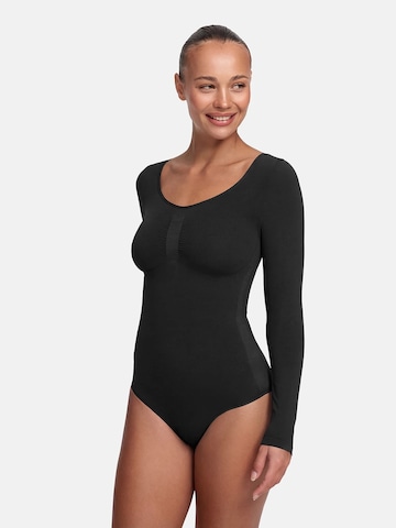 cfab Shapingbody 'Bodysuit Sculpting Shapewear Longsleeve mit Slip' i svart