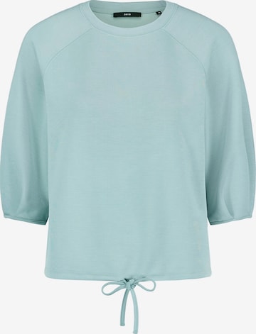 Felpa di zero in blu: frontale