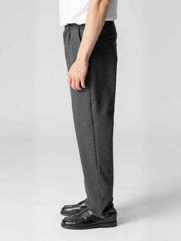 TEESHOPPEN - regular Pantalón ' Wide ' en gris