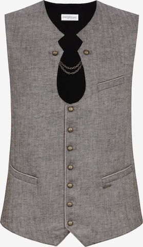 STOCKERPOINT Trachtenweste 'Bennet' in Grau: Vorderseite