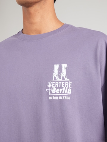 Vertere Berlin T-Shirt 'TROUBLES' in Lila