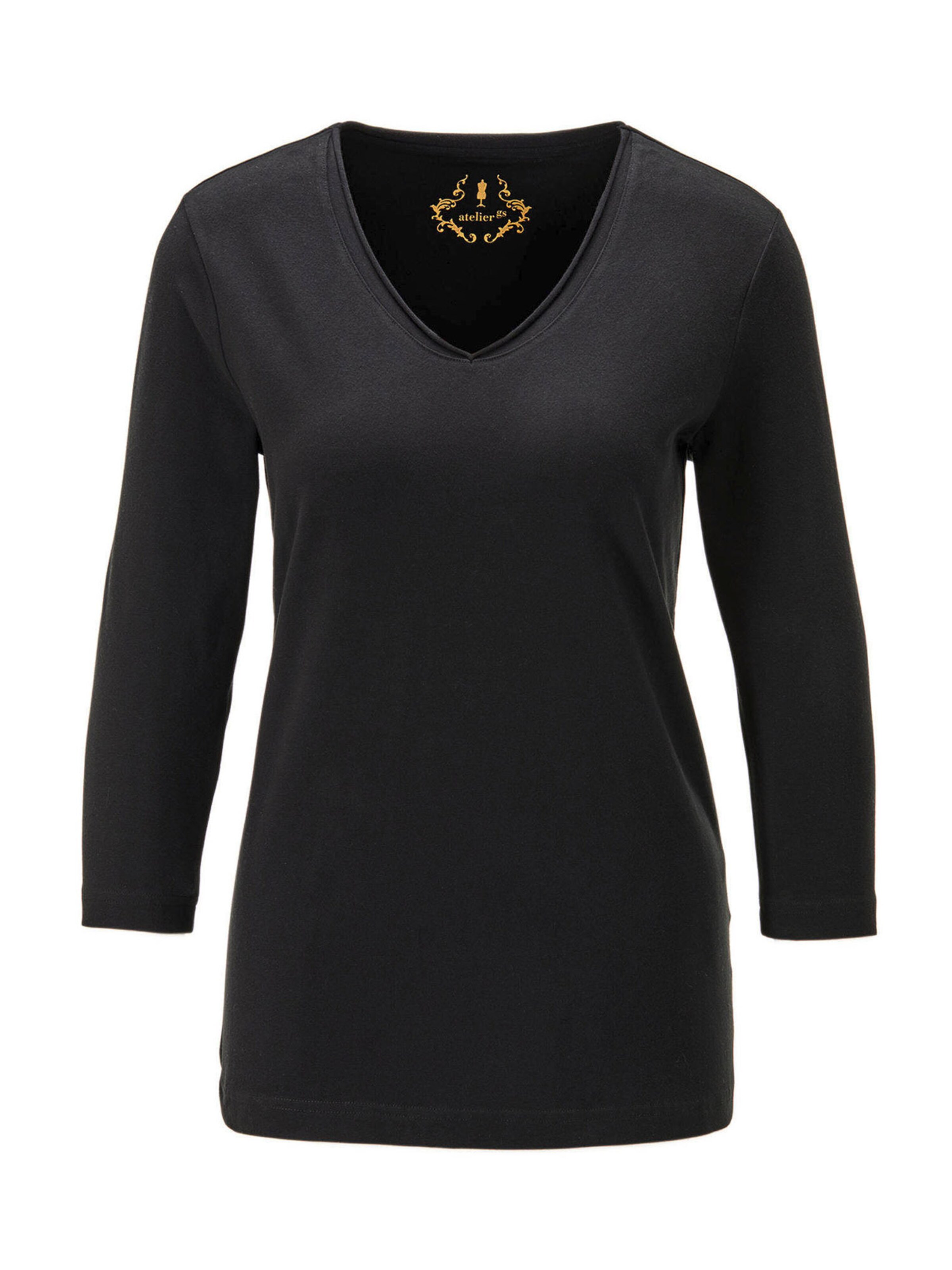 T-shirt Goldner en noir : devant