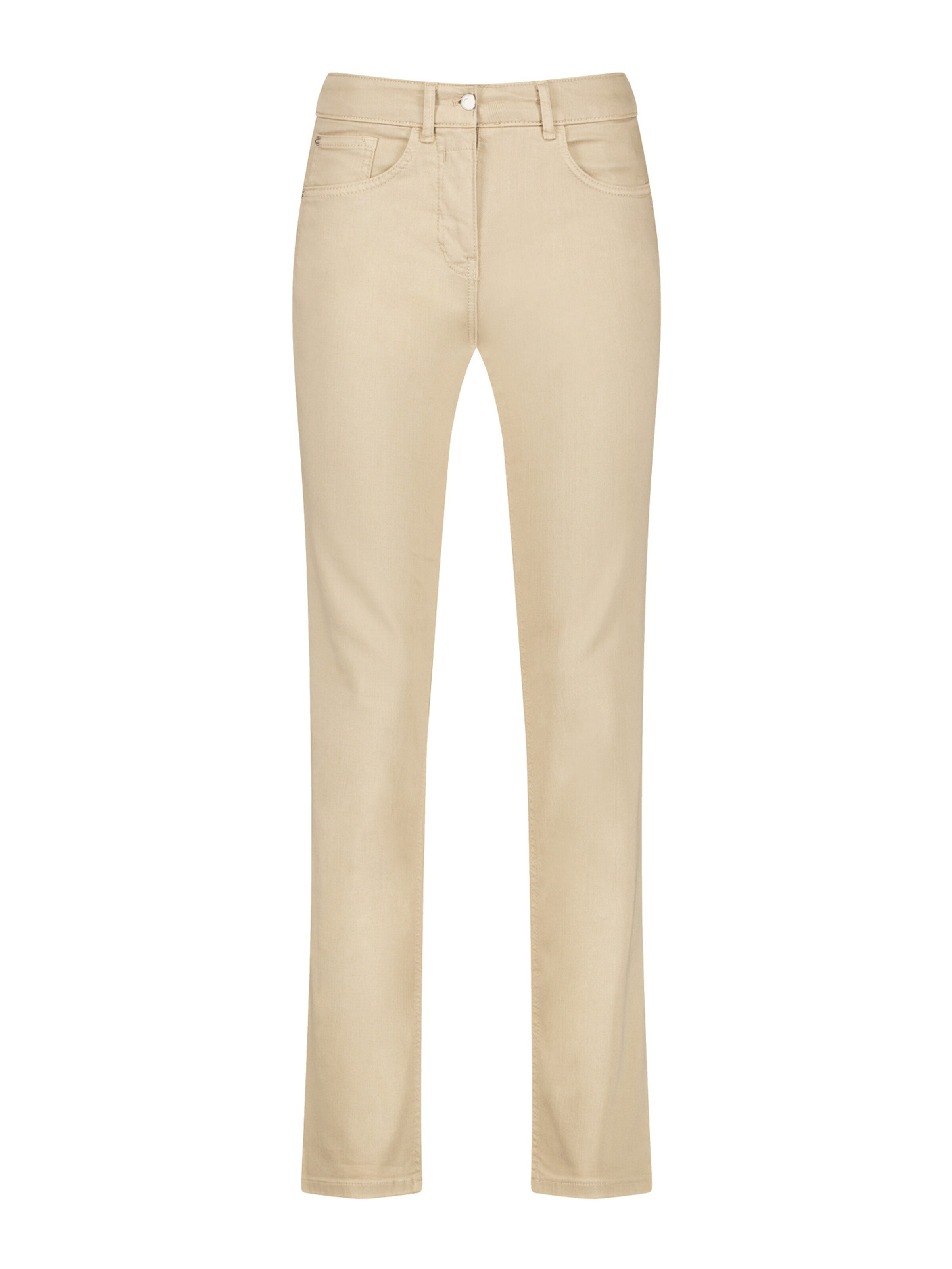 GERRY WEBER Слим фит Дънки в бежово: отпред